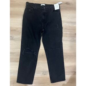 Abercrombie & Fitch The 90s Straight Ultra High‎ Rise Jeans Women's Size 34/18R